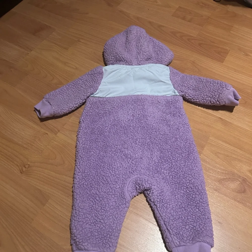Nike Lavender Fleece Infant Jumpsuit 3-6 months